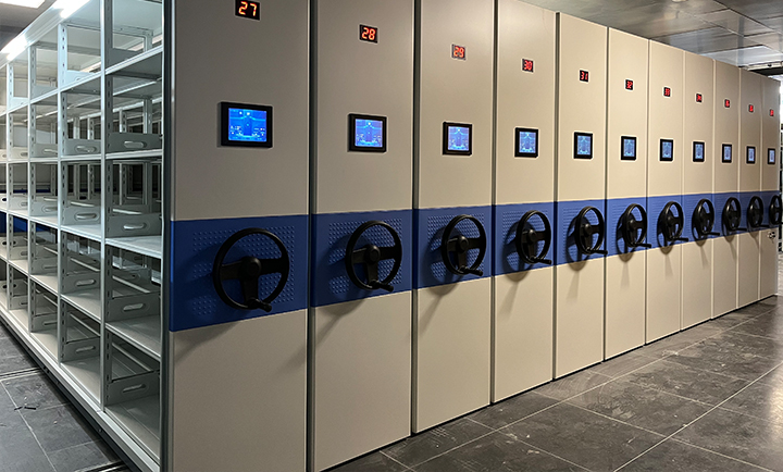 RFID智能密集架圖 RFID智能密集架圖